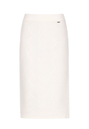 DreiMaster, DREIMASTER SKIRT - Pencil skirt - offwhite