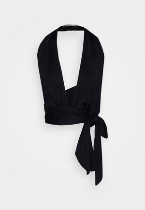 Ioannes WRAP VEST - Top - black