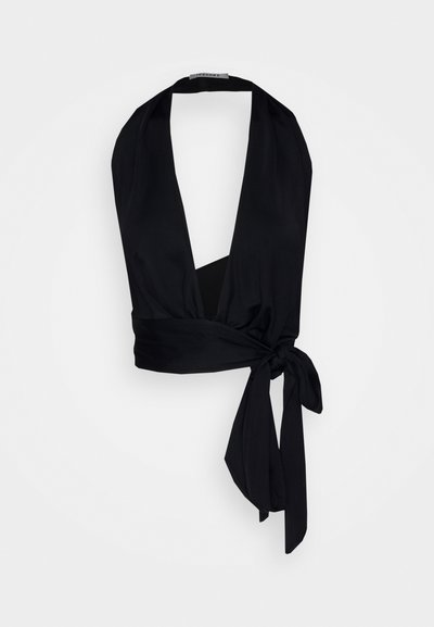 Ioannes WRAP VEST - Μπλούζα - black