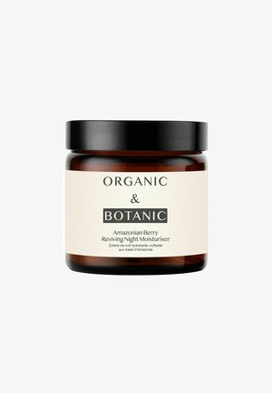 Organic & Botanic, AMAZONIAN BERRY HYDRATING NIGHT MOISTURISER 60ML, brązowy