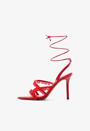 ALDO, TWO-PIECE FLAMING - Sandalen met hoge hak - bright red