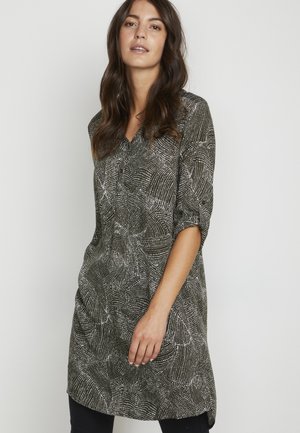 BPEMILIA - Tunic - green/ chalk graphic dot