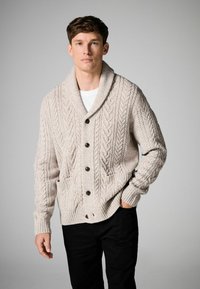 Next SHAWL CABLE REGULAR FIT - Neuletakki - neutral