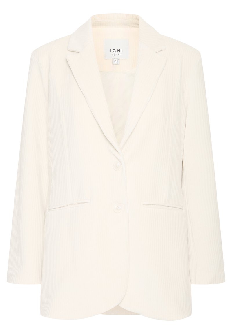 ICHI IHTAMARY - Blazer - almond milk/white - Zalando.ie