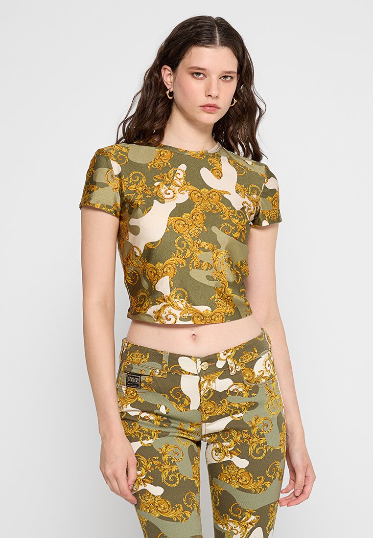 Versace Jeans Couture T-shirt print groen