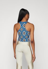 adidas Performance ADIDAS FARM RIO TANK - Top - night indigo/dark marine/cream white