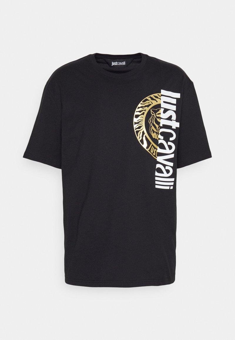 Just Cavalli T-shirt print zwart