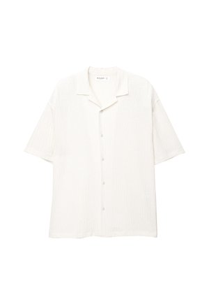 PULL&BEAR SHORT SLEEVE - Shirt - white
