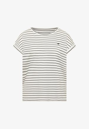 Mustang, Print T-shirt - weiß