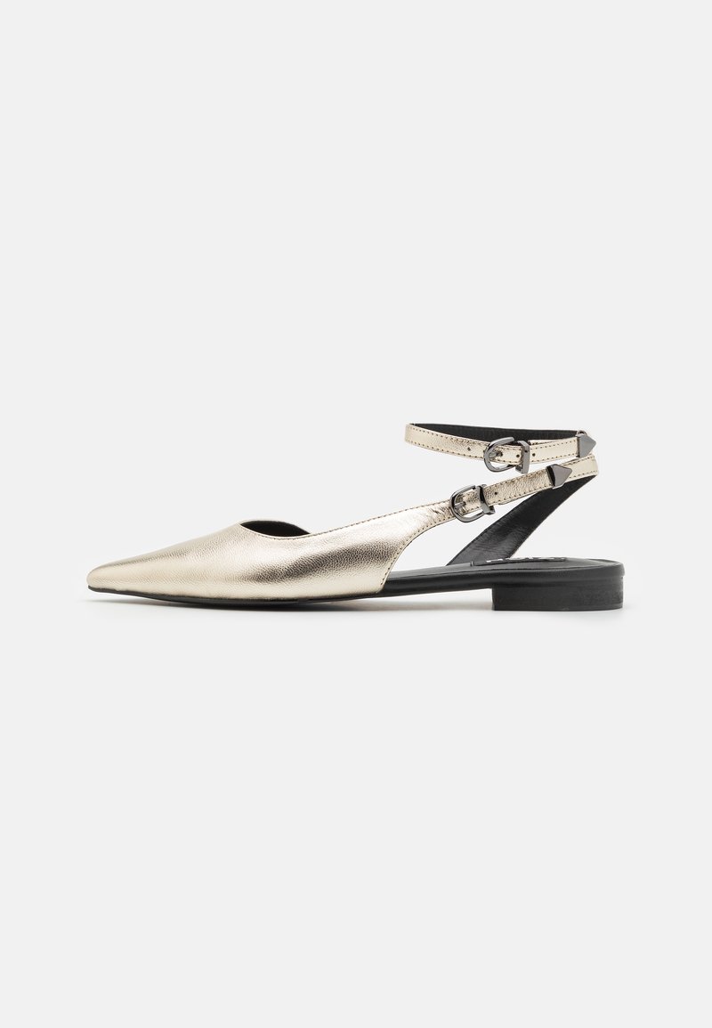 Zign by Zalando Ballerines à brides arrière - rose gold-coloured