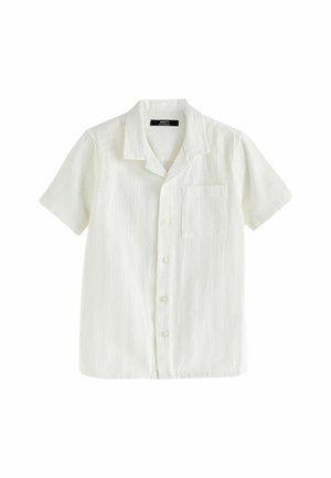 Next SHORT SLEEVES TEXTURED STRIPE  - Marškiniai - white