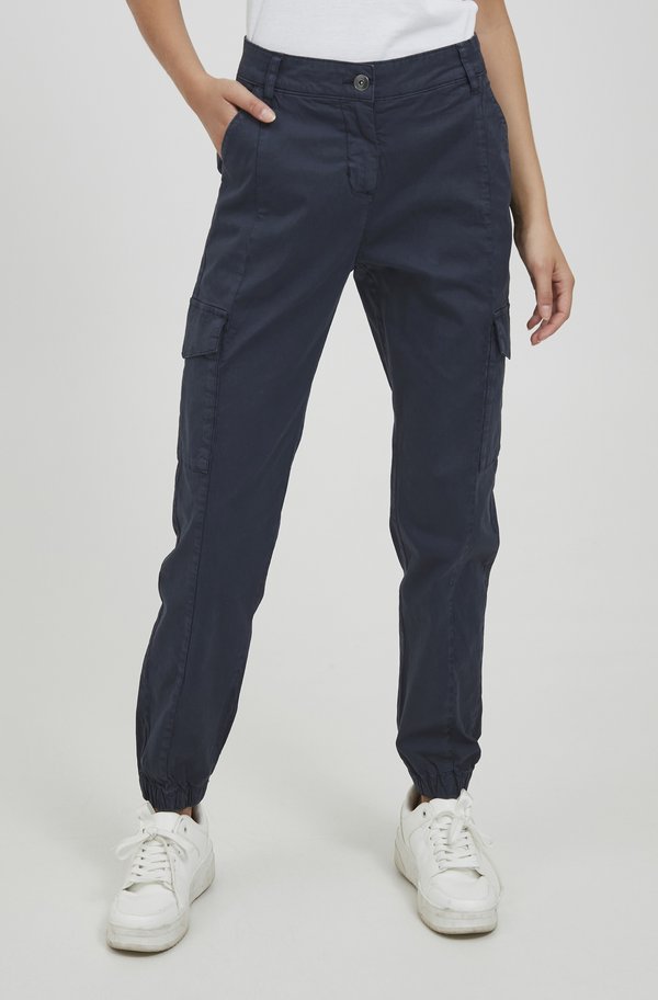 OXCOCO REGULAR FIT - Cargo trousers - total eclipse