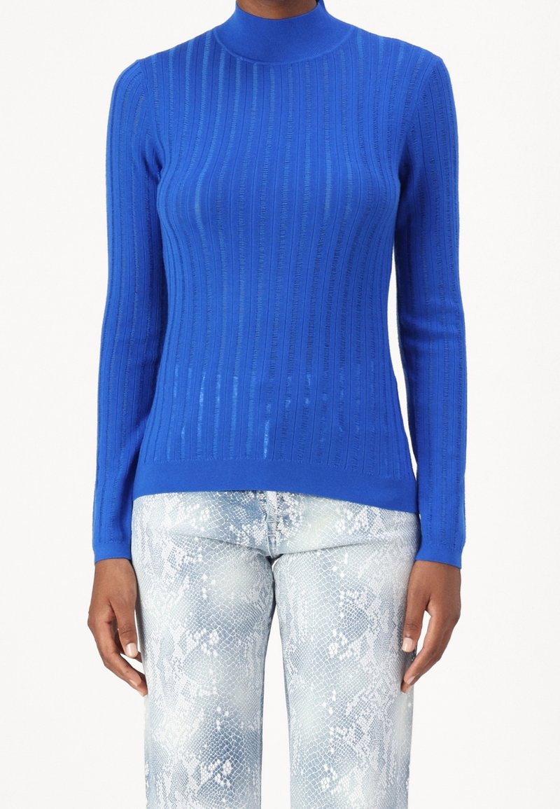 BOSS Stickad tröja - blue