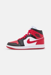 Jordan - AIR JORDAN 1 MID - Augsti sporta apavi - black/gym red/white Miniatūras attēls 1