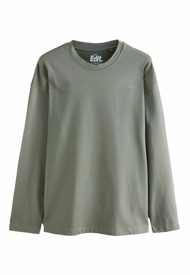 Next EDIT RELAXED FIT HEAVYWEIGHT - Bluză cu mânecă lungă - green