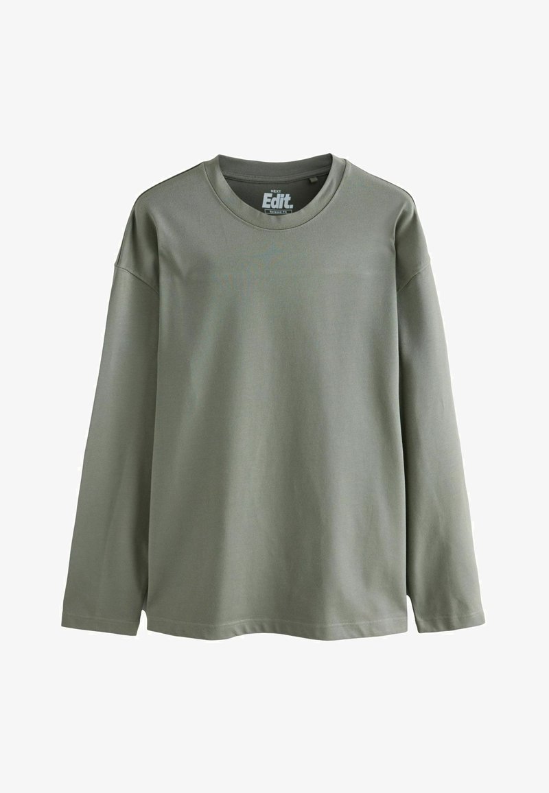 Next EDIT RELAXED FIT HEAVYWEIGHT - Langærmet T-shirt - green