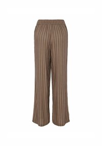 Pieces PCPIA HW WIDE  WVN NOOS - Tygbyxor - brown