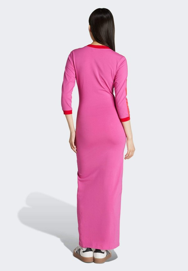 Jersey dress - semi lucid fuchsia   better scarlet2
