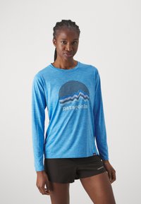 Patagonia DAILY GRAPHIC - Ilgarankovis viršutinės dalies drabužis - vessel blue