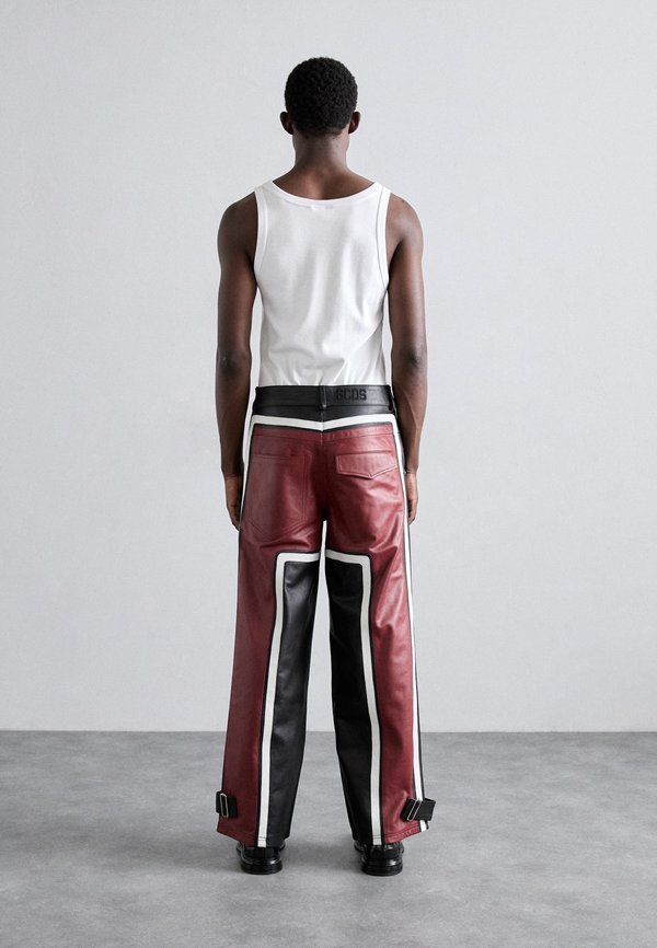 RACING - Leather trousers - mix