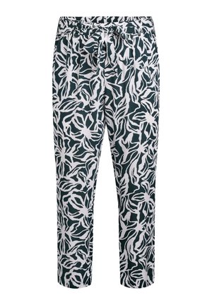 Trousers - scarab w white