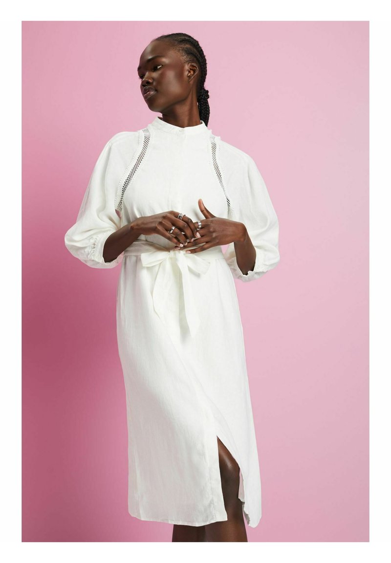 Esprit Collection Shirt dress off white/offwhite Zalando.de