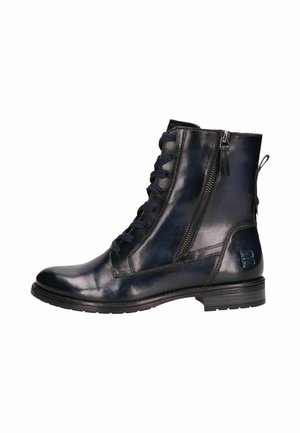 Lace-up ankle boots - blau