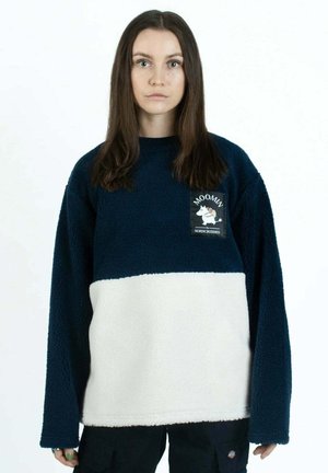 MUUMIPEIKKO SEIKKAILU - Fleecepaita - dark blue-white