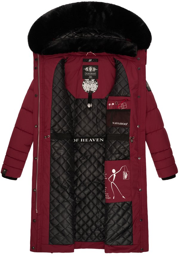 FAHMIYAA Wintermantel bordeaux Produktdetails