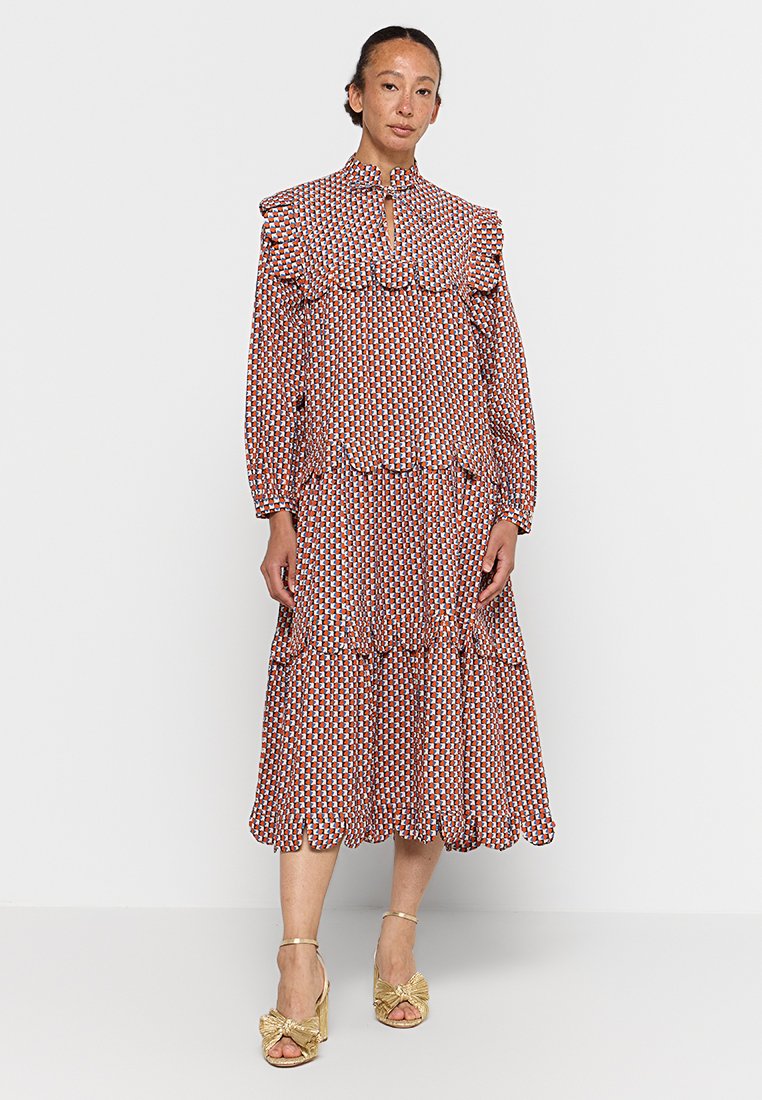 Stella Nova Maxi-jurk rood Stella Nova Maxi-jurk rood