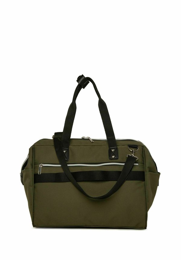 DOUBLE POCKET SHOULDER DIAPER BAG – Wickeltasche – khaki