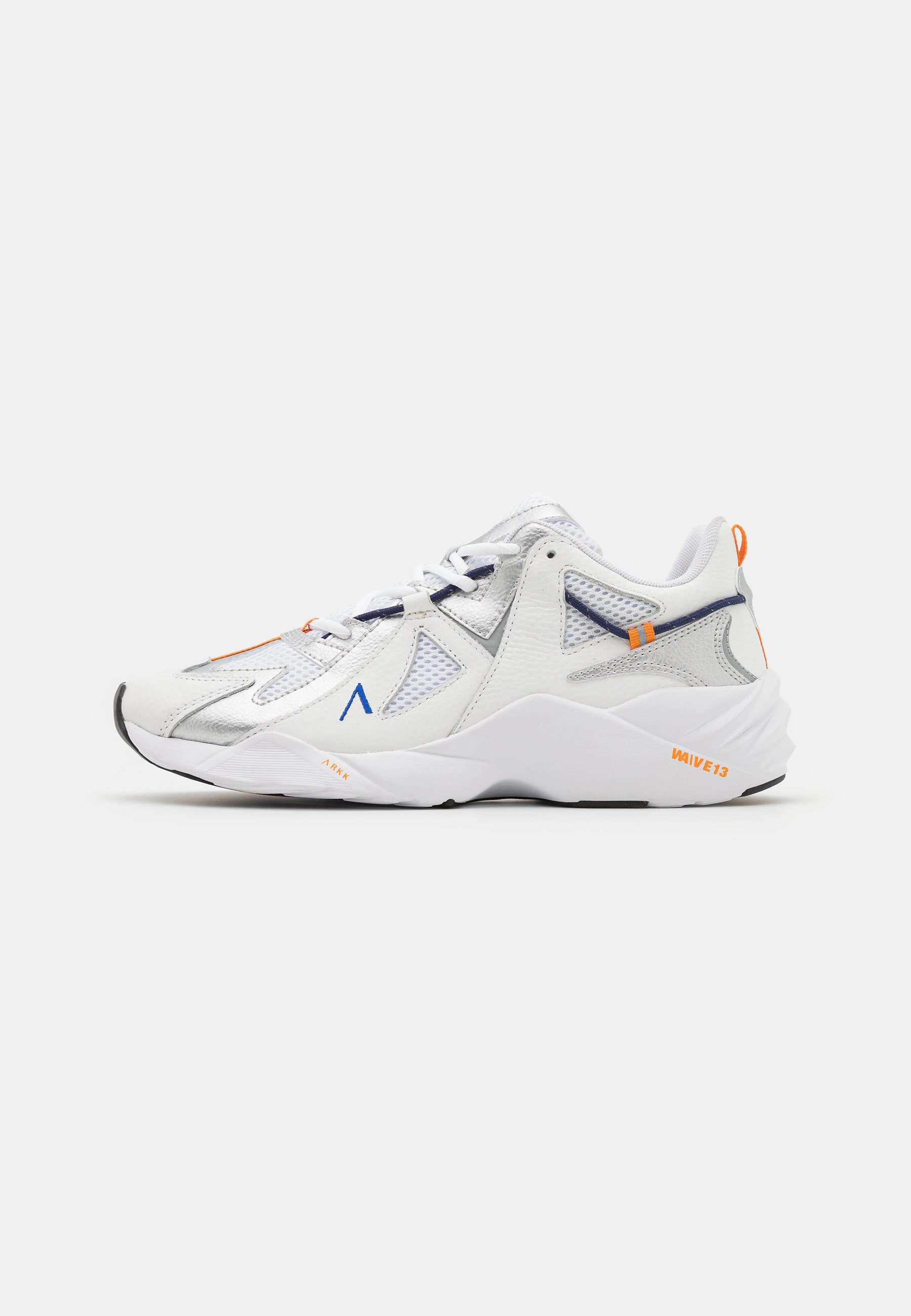 ARKK Copenhagen TUZON UNISEX - Sneakers laag - silver/dark orange/wit -  Zalando.be