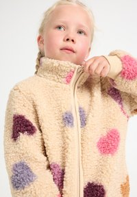 Lindex JACKET PILE - Flísová bunda - light dusty lilac