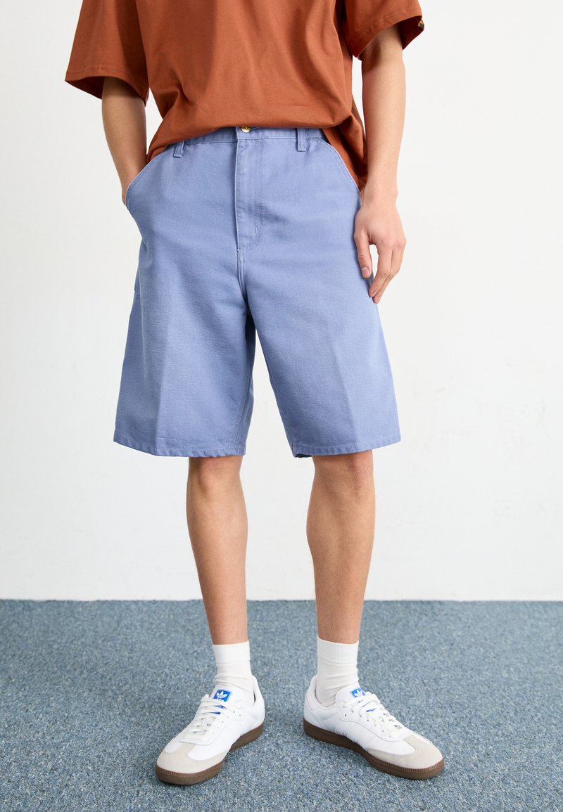 Carhartt WIP SINGLE KNEE - Šortai - bay blue