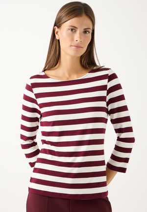 More & More, STREIFENSHIRT - Long sleeved top - red offwhite