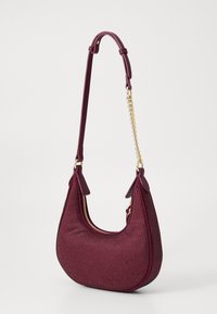 Pinko BRIOCHE HOBO MINI - Sac à main - marrone metallizzato/oro