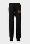 EMBLEM SMALL - Tracksuit bottoms - black/gold-coloured