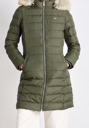 Piumino lungo - dark green
