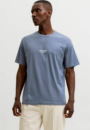 Jack & Jones, JJESOHO TEE SS CREW NECK NOOS - Tričko s potlačou - turbulence