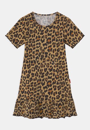 GIRLS ANIMAL PRINT - Trikoomekko - brown