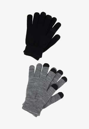 2 PACK - Gloves - black/grey