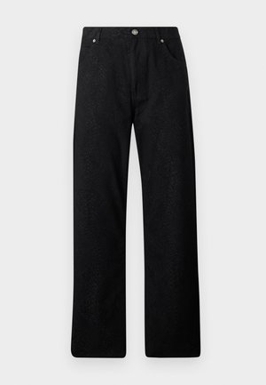 Roberto Cavalli PYTHON LOOSE FIT - Jeans Relaxed Fit - black