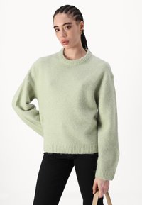 Gina Tricot CREW NECK - Pulóver - desert sage