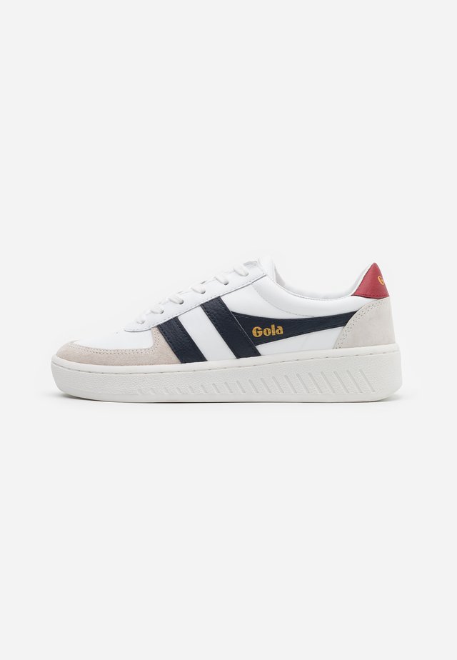 GRANDSLAM CLASSIC - Trainers - white/navy/deep red