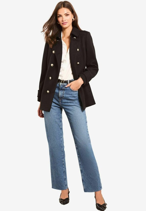 REGULAR FIT - SHORT BELTED MILITARY - Trenchcoat