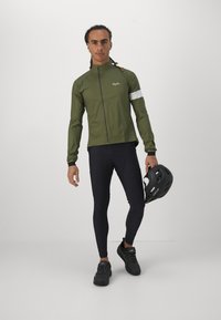 Rapha MENS CORE RAIN JACKET II - Kerékpáros dzseki - dark khaki/white