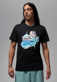Jordan - CREW - Tricou cu imprimeu - black white Imagine miniatură 1