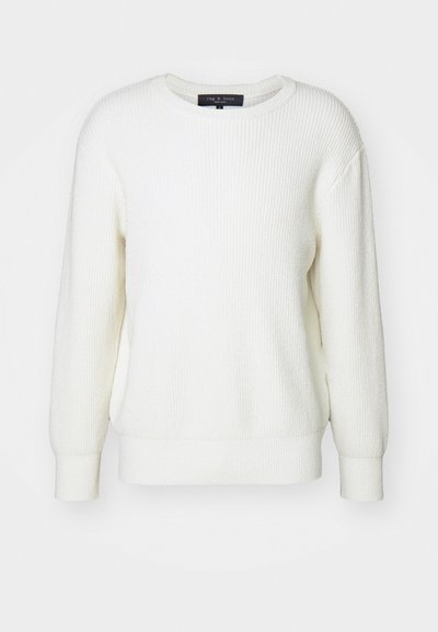 rag & bone CREW IN ZUMA - Jumper - ivory