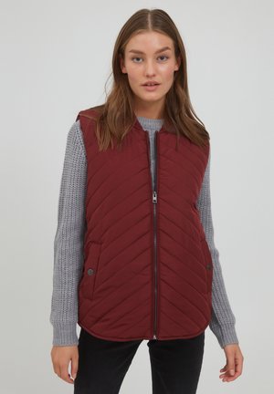 OXMACY - Waistcoat - chocolate truffle