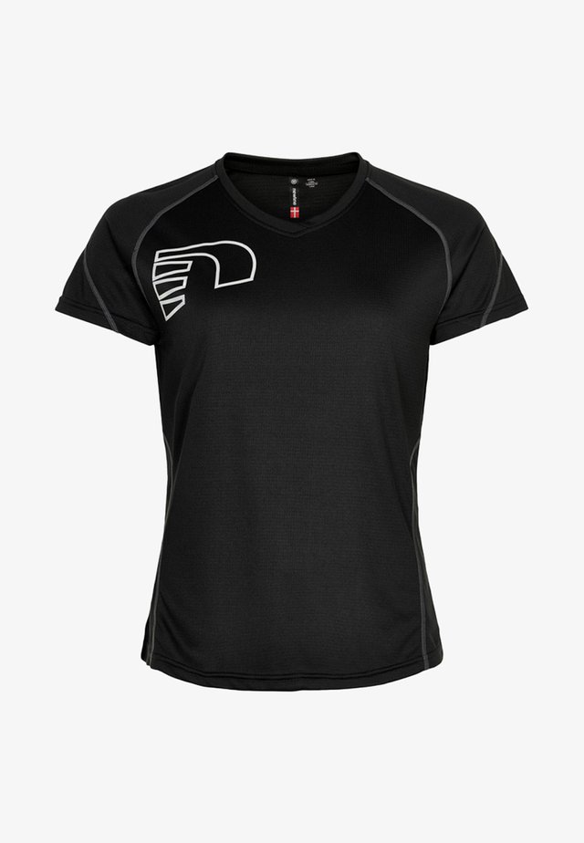 CORE COOLSKIN TEE - T-shirt sportiva - black